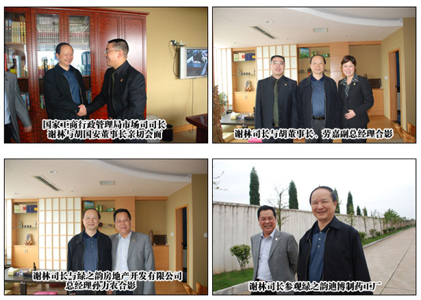 国家工商行政管理总局市场司司长谢林莅临安博官网考察