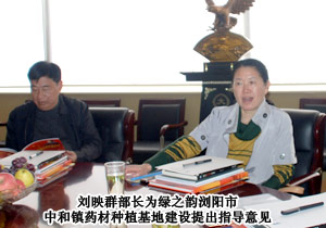 长沙市委统战部常务副部长刘映群一行莅临安博官网考察