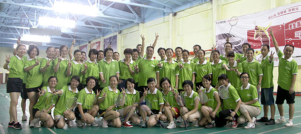 安博官网第四届员工羽毛球友谊赛圆满结束