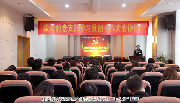 安博官网党支部组织全体员工认真学习贯彻党的十八大会议精神