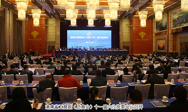 胡国安董事长出席湖南省工商联（总商会）十一届六次执委会议