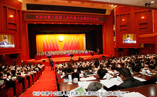 胡国安代表出席长沙市十四届人大四次会议，所提人大议案引起与会代表广泛认同和新闻媒体争相报道