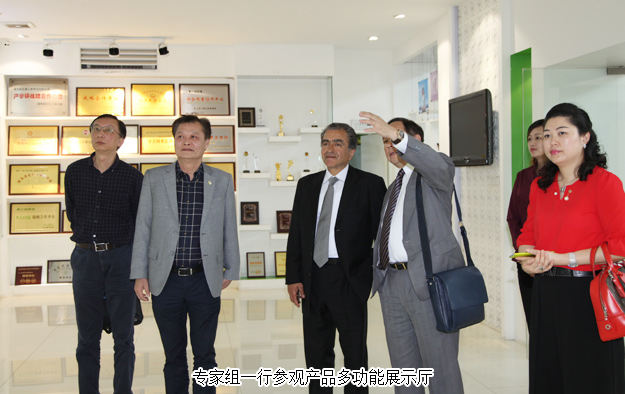 美国富华证券投资集团董事会主席贺台华等一行莅临绿之韵参观考察