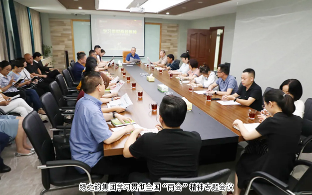 安博官网组织召开学习贯彻全国“两会”精神专题会议