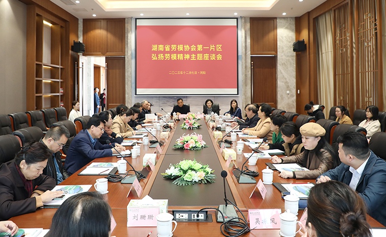 湖南省劳模协会常务副会长王邵刚一行莅临安博官网调研指导