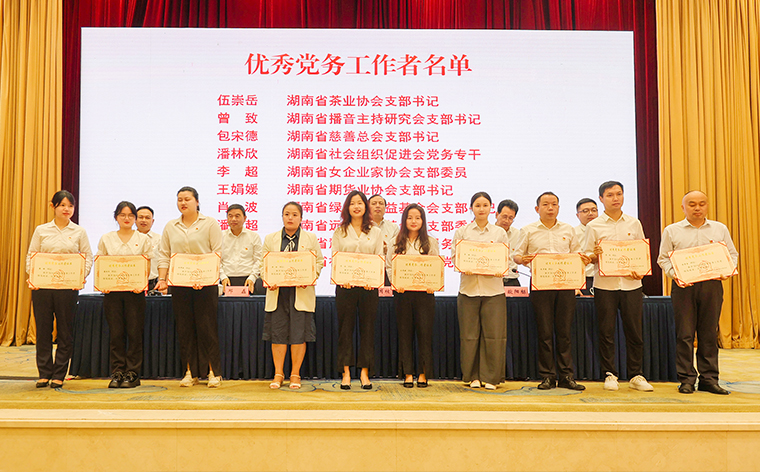 绿之韵公益基金会党支部书记肖波获评“中共湖南省社会组织综合委员会优秀党务工作者”