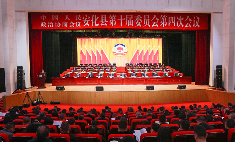 胡武安委员出席政协安化县第十届委员会第四次会议，获“年度优秀提案”表彰