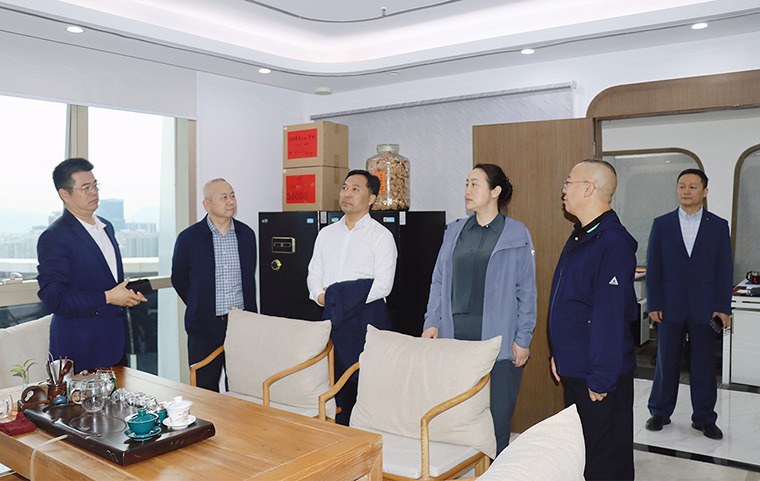 胡国安董事长陪同中共长沙市委统战部部长刘汇一行赴粤港澳大湾区考察