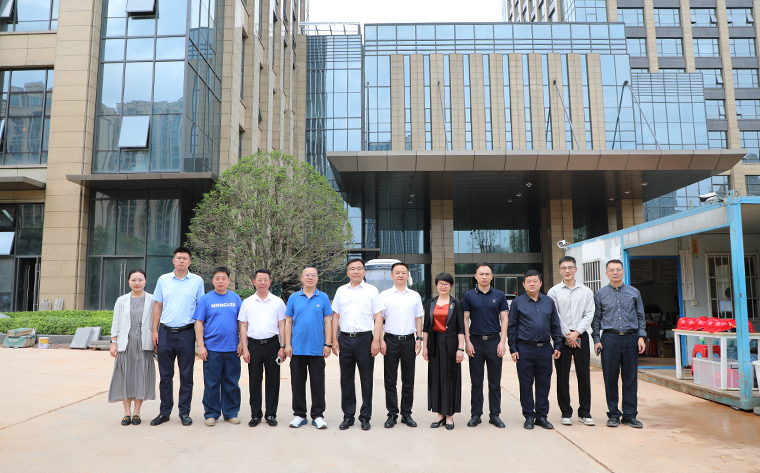 中共杭州市委统战部副部长王新宇一行莅临绿之韵中心走访调研