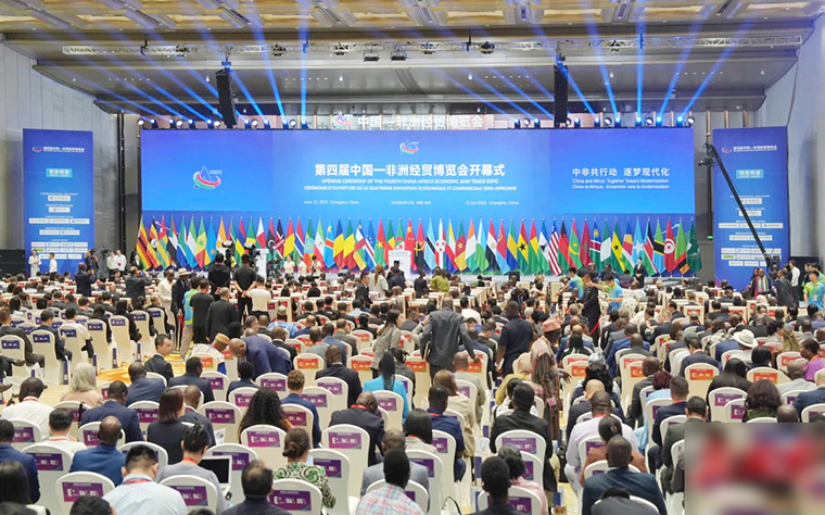 胡国安董事长出席第四届中非经贸博览会开幕式，以中医药赋能中非健康产业合作