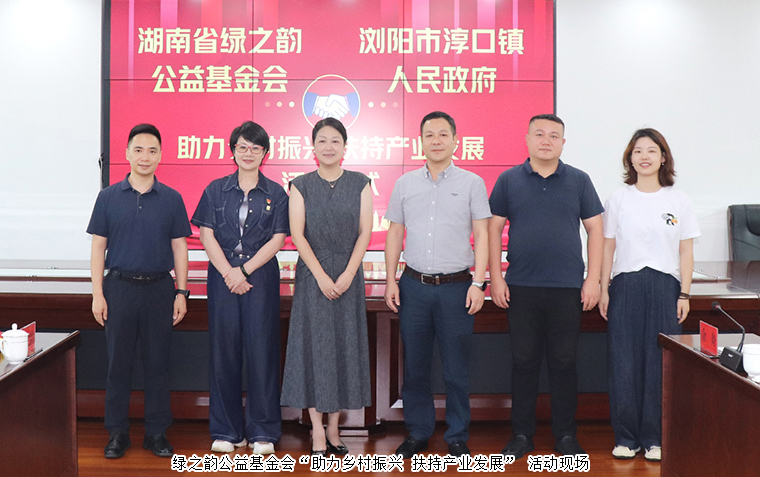 共绘乡村发展新图景 | 绿之韵公益基金会捐赠20万元助力淳口镇乡村振兴