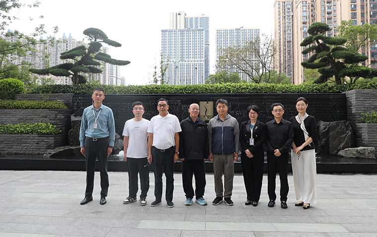 长沙市工商联副主席王准一行莅临绿之韵中心调研