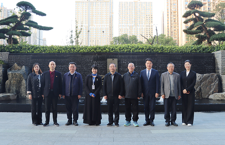 湖南省工商联副主席漆平波一行莅临绿之韵中心调研